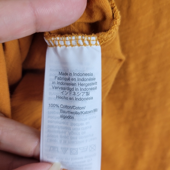 Madewell Whisper Cotton Short Sleeve V Neck Pocket Front Tee Shirt - Picture 6 of 8